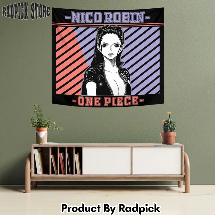 Nico robin tapestry custom anime room wall decor  rp5941019